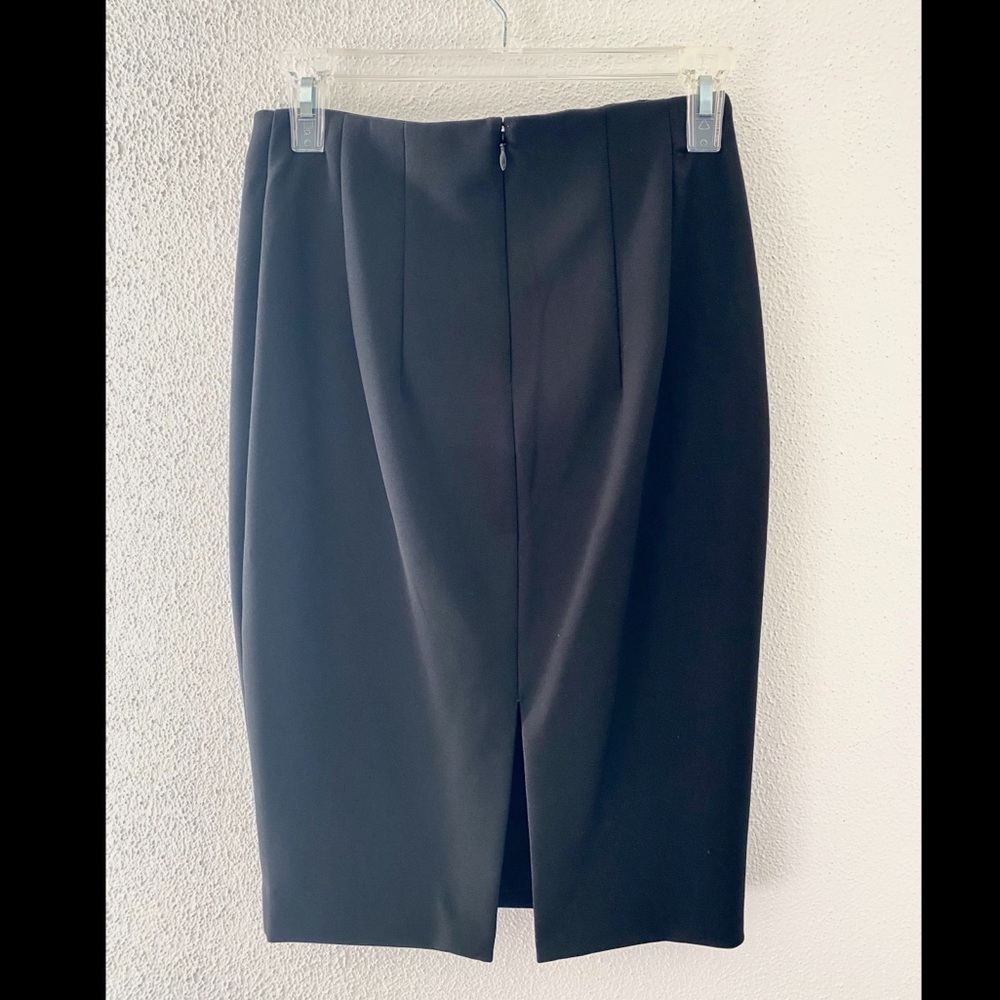 Express high waisted pencil skirt with slit